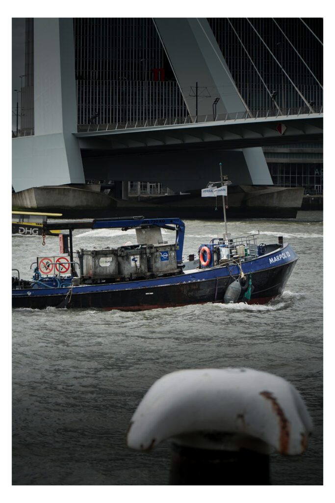 Boot Bij Erasmus Brug Jpg 683x1024